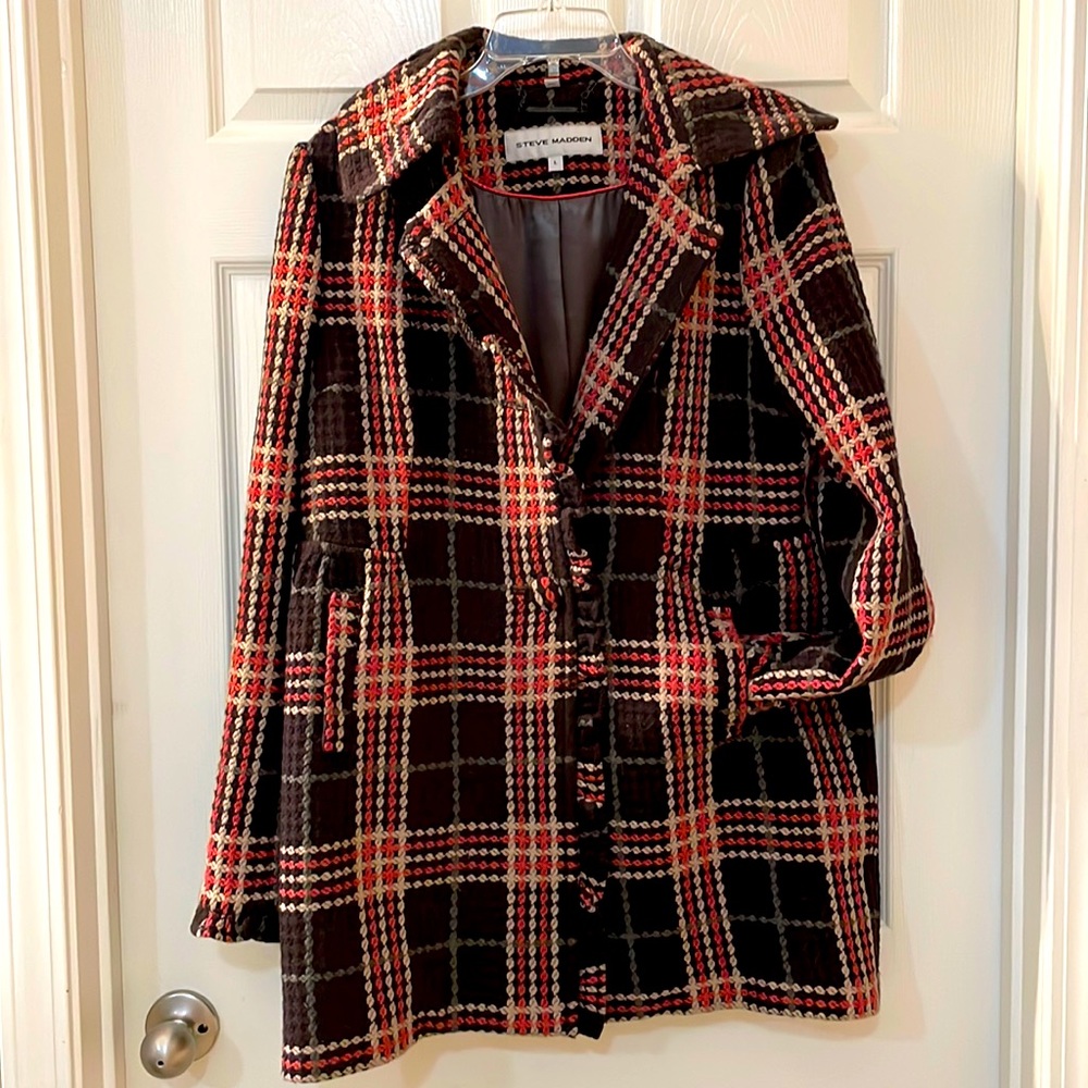 Steve Madden wool pea coat size large